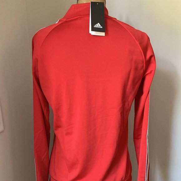 NWOT Adidas Red Track Jacket S - Picture 7 of 9